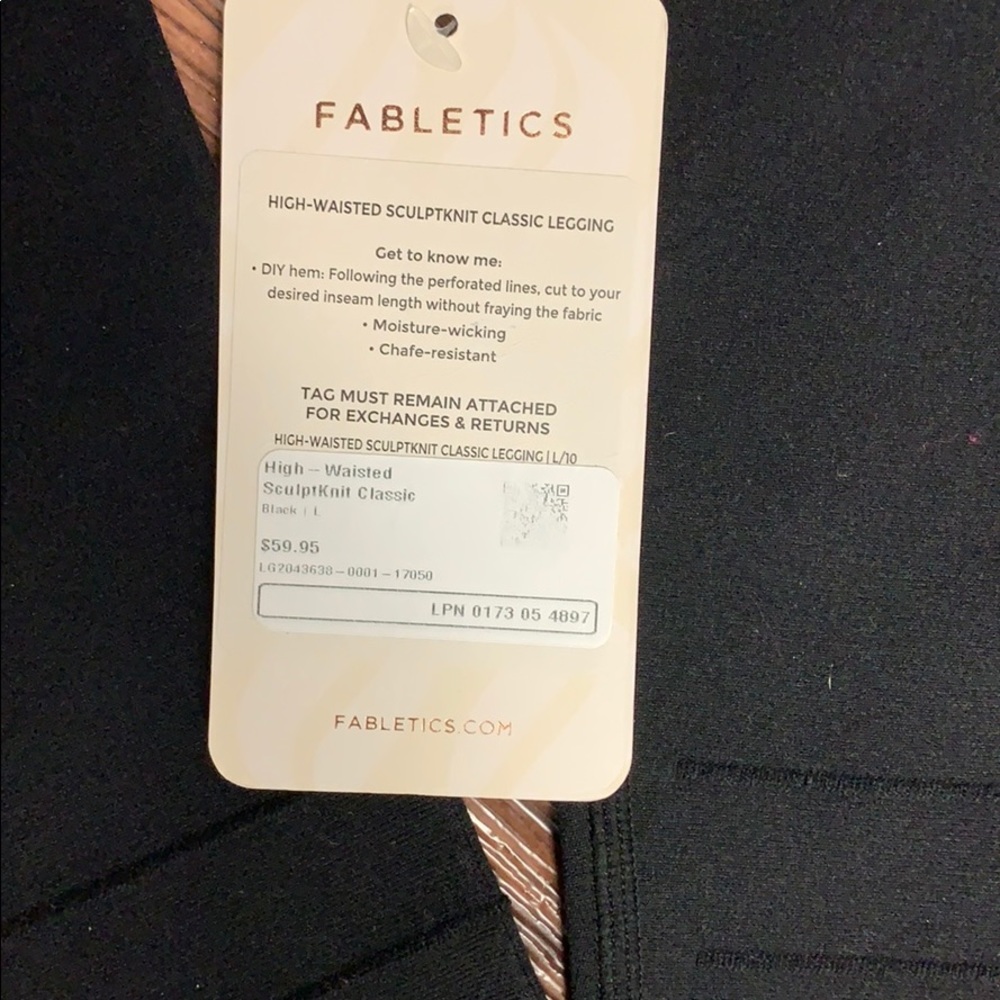 Fabletics High-Waisted Sculpt-knit Classic Legging - Picture 4 of 4